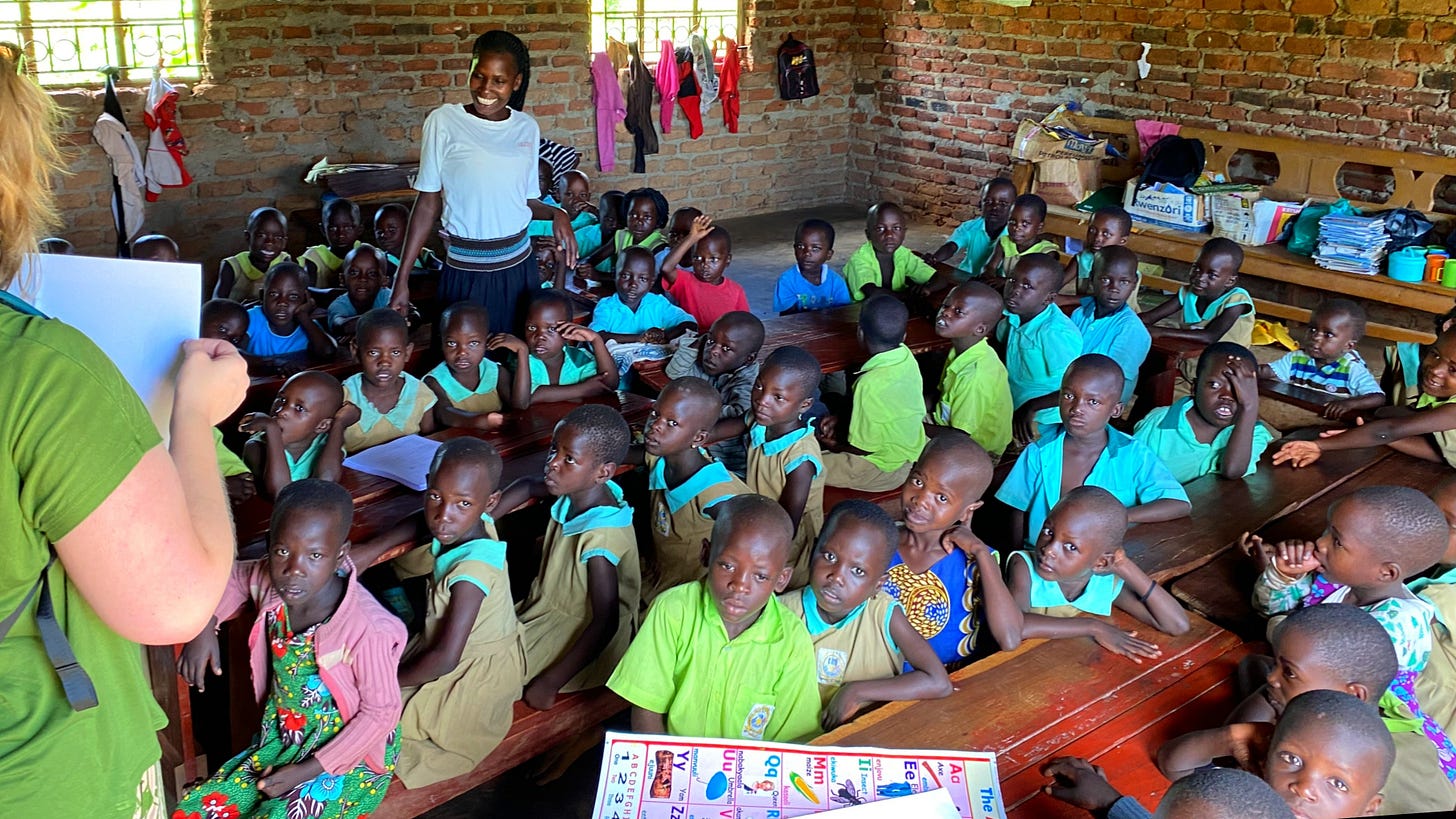 classroom in Uganda
